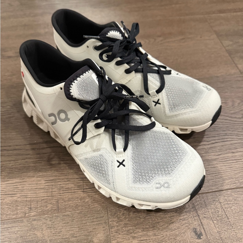 On Cloud Athletic Shoes in White and Black